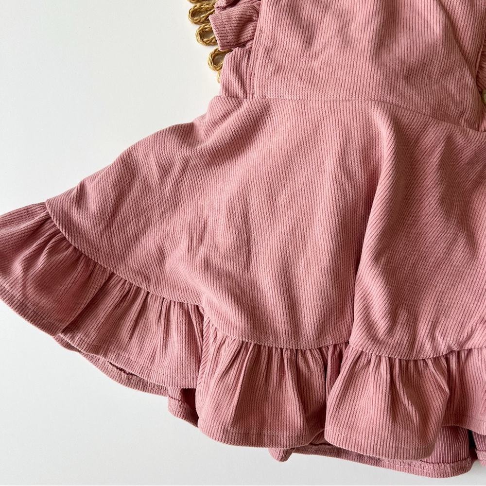 Reverie Threads Cassia Pink Corduroy Dress - Picture 3 of 6